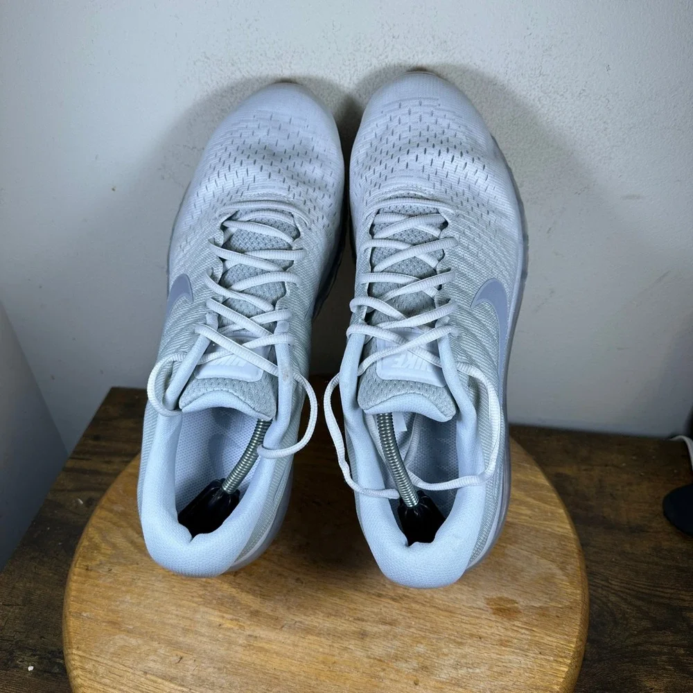Nike Air Max 2017 Mens Running Shoes Pure Platinum Wolf Grey 849559-009 Size 14